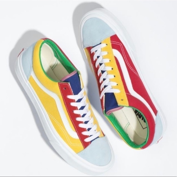 Vans Style‎ 36 Sunshine Multicolor Suede/Canvas Sneakers Size 6.5 Women - Picture 3 of 9